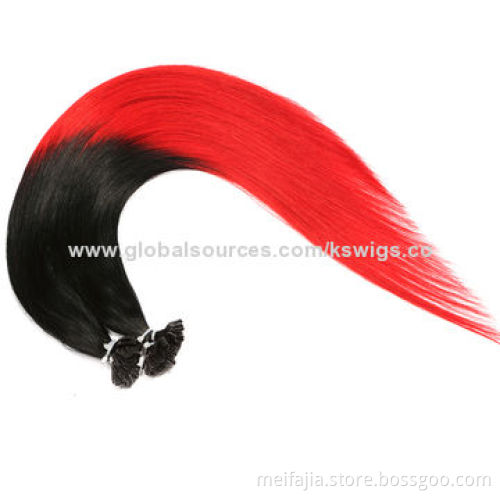 Nail Tip Hair Extension, 100% Natural Human Hair, No Chemical Process, Full Cuticle Aligned